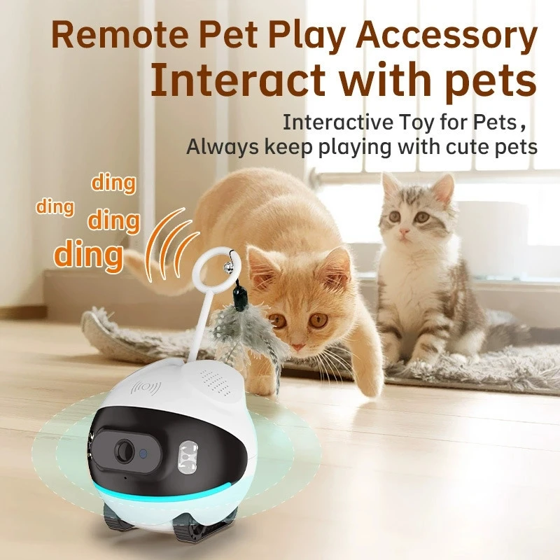 Smart Home Camera Ezviz - كاميرا روبوت ذكية لرعاية الحيوانات الأليفة
