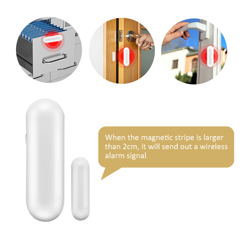 نظام إنذار لاسلكي MD-211R بترد - مراجعة Wireless Door Sensor وسعره