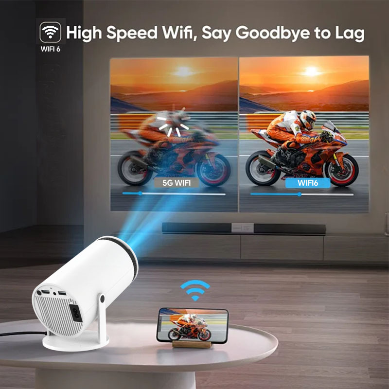 جهاز عرض منزلي ذكي محمول عالي  - مراجعة Smart Home Video وسعره