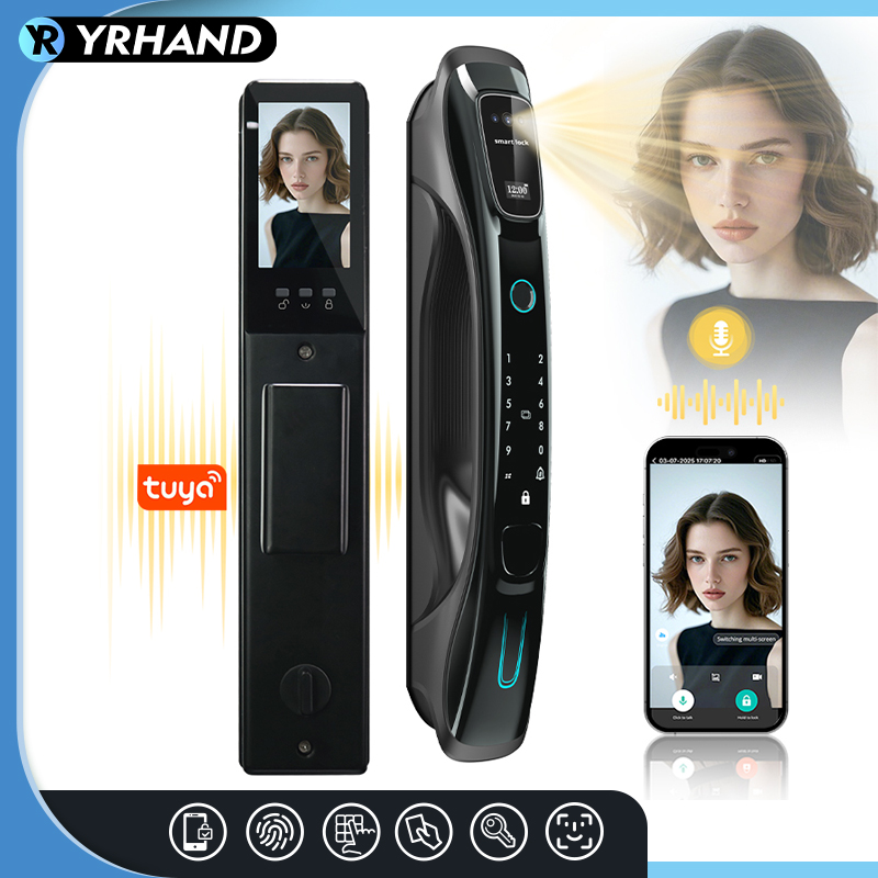 قفل ذكي بتقنية التعرف على الوج - مراجعة Smart Home Door Lock وسعره